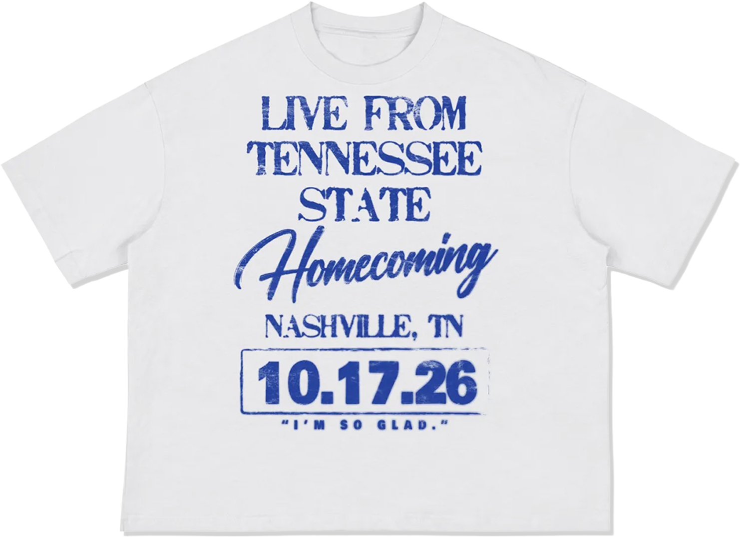 Live From TSU Boxy Tee